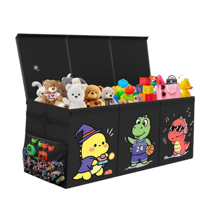 Robust storage chest with removable lid and carrying handles Bowlift