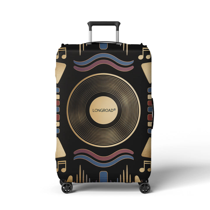 Women's suitcase cover with modern graphic design Bowlift