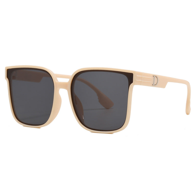 Women stylish square sunglasses with transparent frame Bowlift
