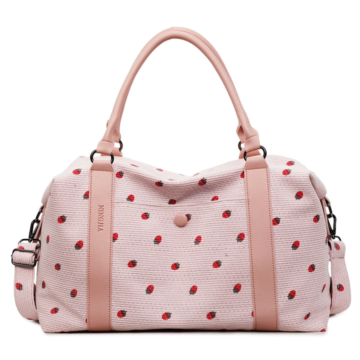 Stylish Quilted Weekend Duffle Bag Bowlift