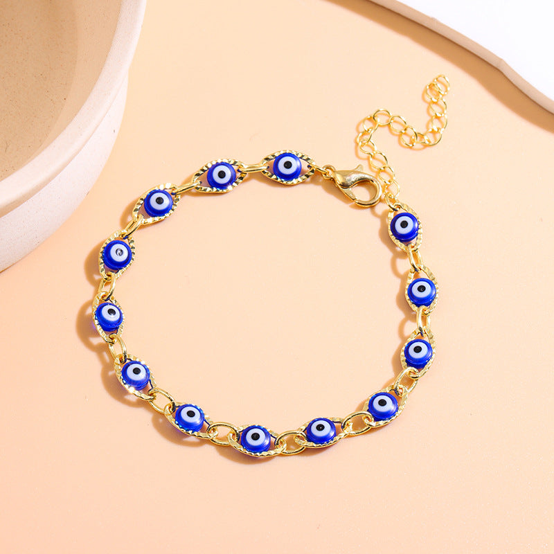Evil Eye Charm Bracelet Bowlift 1788164291