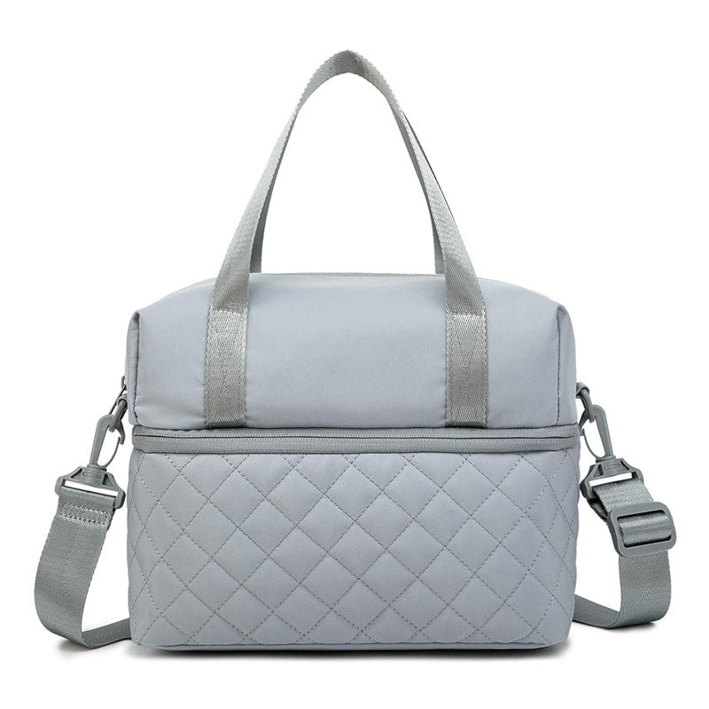 Practical Quilted Tote Bag Bowlift
