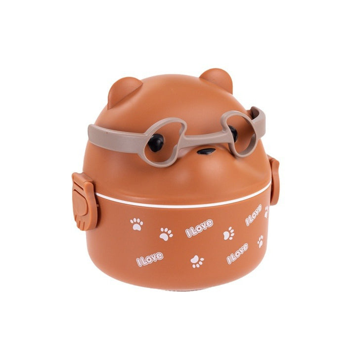 Cartoon Animal-Themed Lunch Container