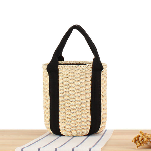 Structured Shopping Bag Made of Braided Natural Material Bowlift