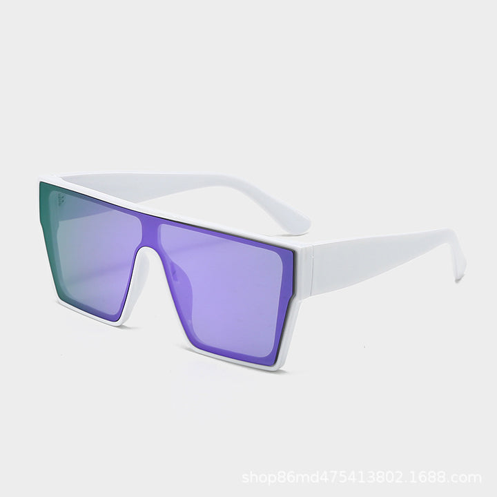 Women's large rectangular sunglasses with modern frame and UV protection Bowlift