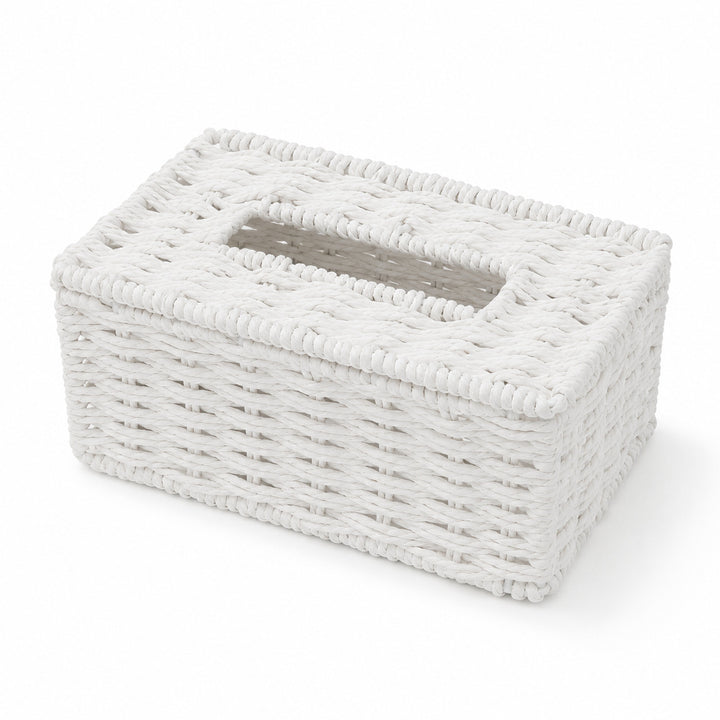 Woven Tissue Box Cover Bowlift