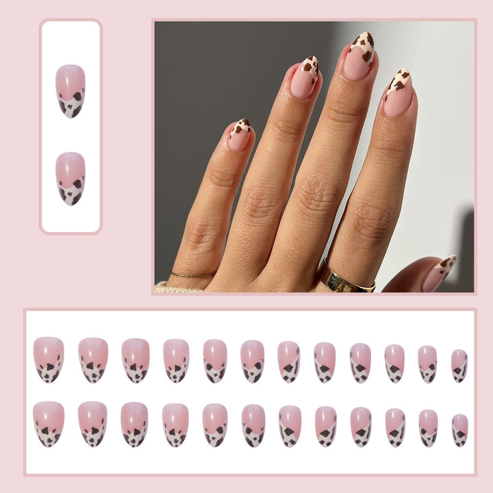 Chic Animal Print Press-On Nail Set Bowlift