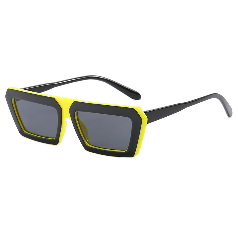 Women's fashionable sunglasses with a distinctive square frame and polarizing lenses Bowlift