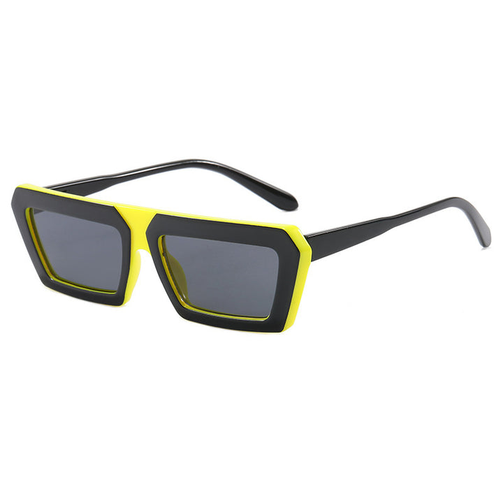 Women's fashionable sunglasses with a distinctive square frame and polarizing lenses Bowlift