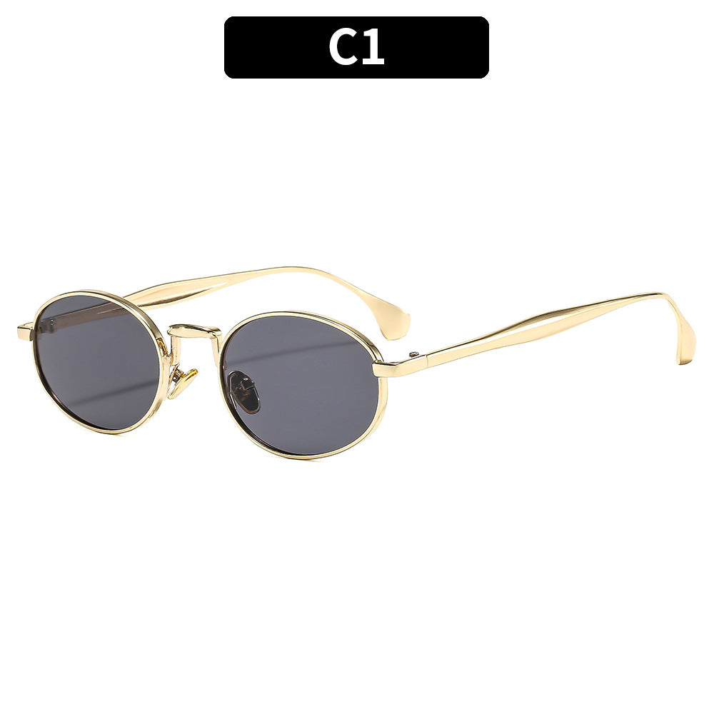 Vintage Round Frame Sunglasses