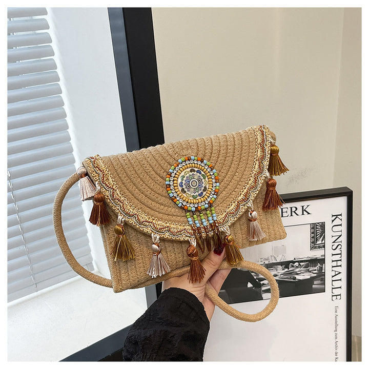 Bohemian-Inspired Handcrafted Beaded Clutch Bowlift