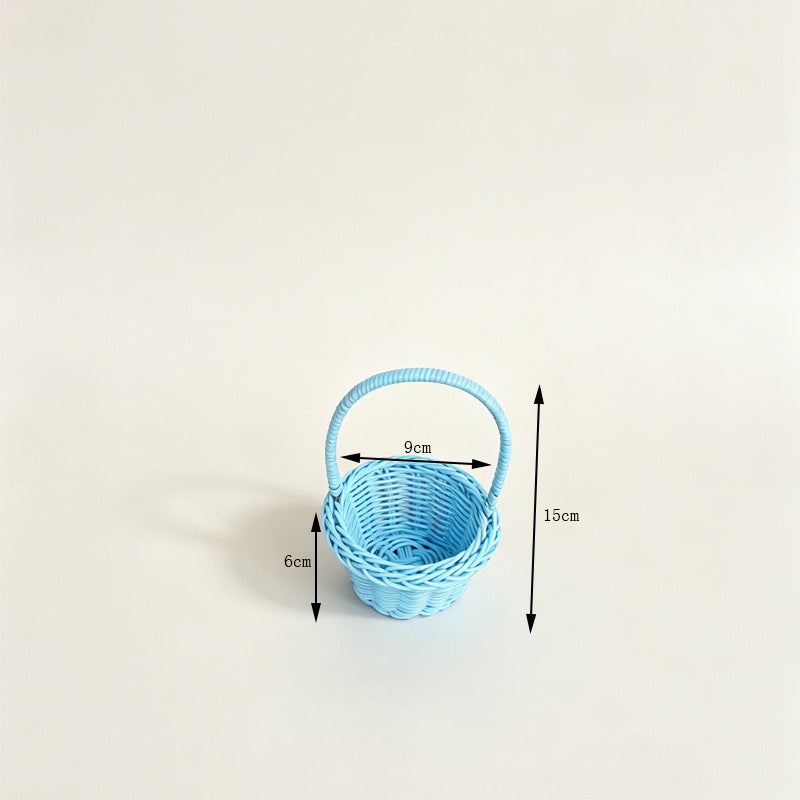 Decorative Miniature Woven Basket Bowlift
