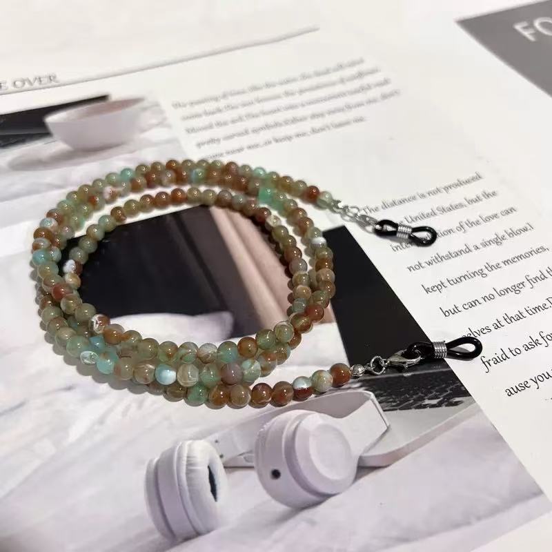 Beaded Eyewear Chain with Durable Clips Bowlift