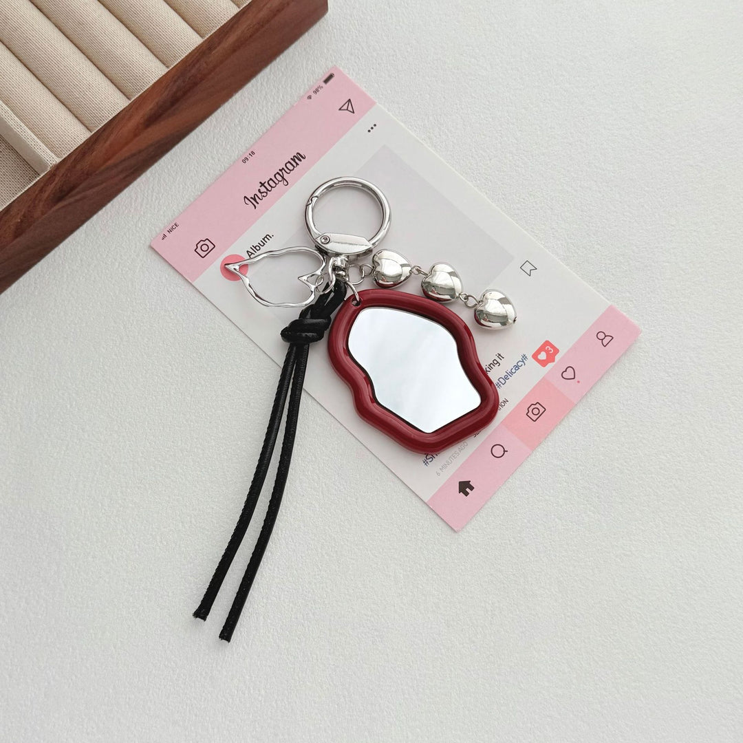 Stylish Mirror Keychain Bowlift