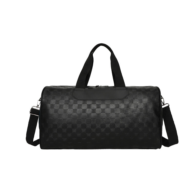 Elegant Travel Bag Made of Durable Artificial Leather with Crocodile Pattern Bowlift