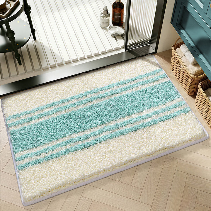 Artistic Abstract Bath Mat Bowlift