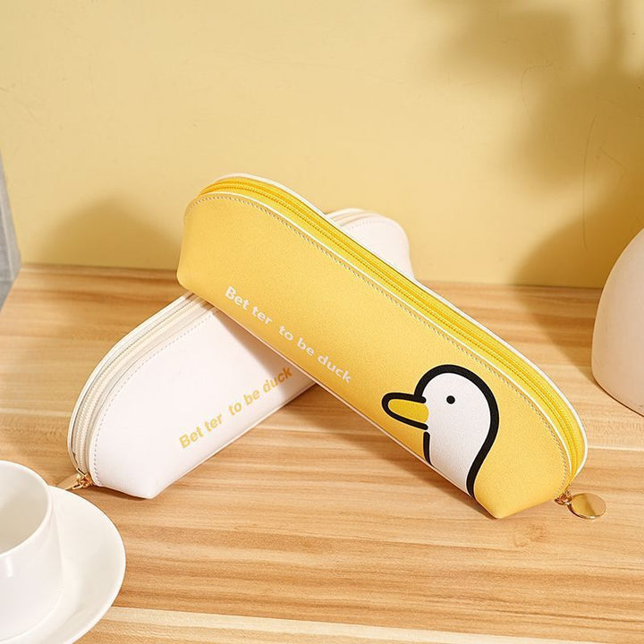 Quirky Duck-Themed Pencil Case Bowlift