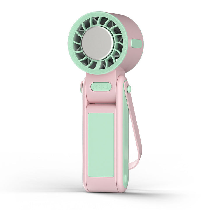 Unisex Portable Hand Fan with USB Charging Function and Flexible Design Bowlift