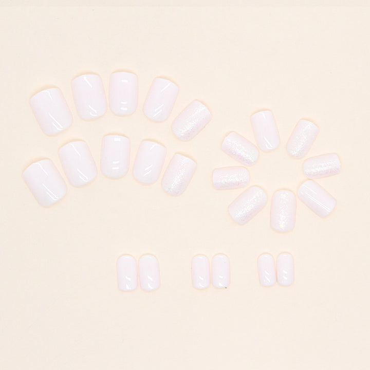 Elegant Glitter Press-On Nail Set Bowlift