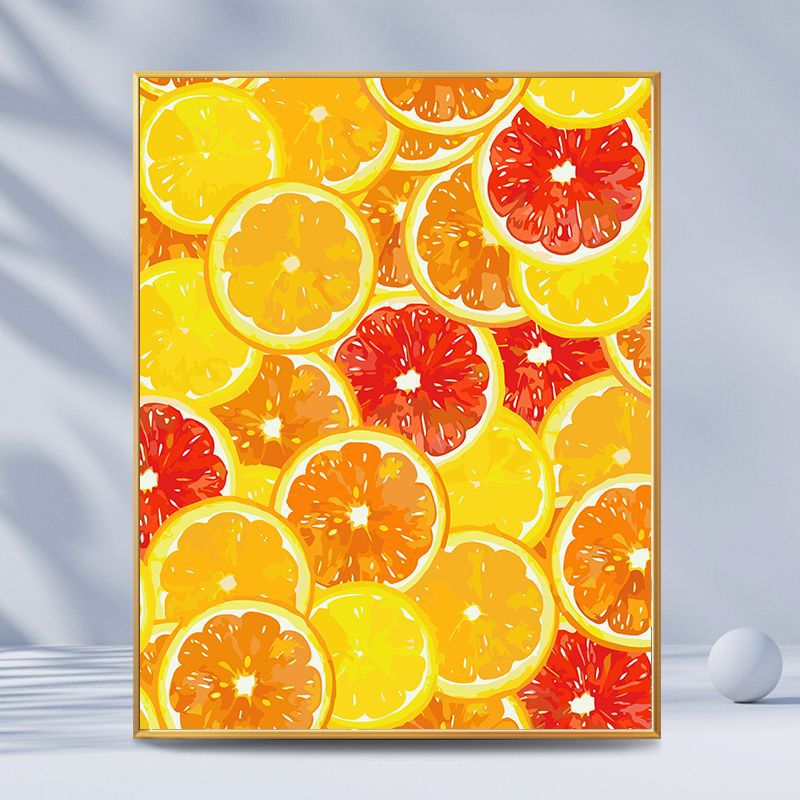 Citrus-Inspired Graphic Art Print Bowlift