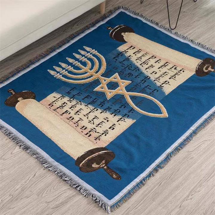 Artistic Woven Tapestry Blanket
