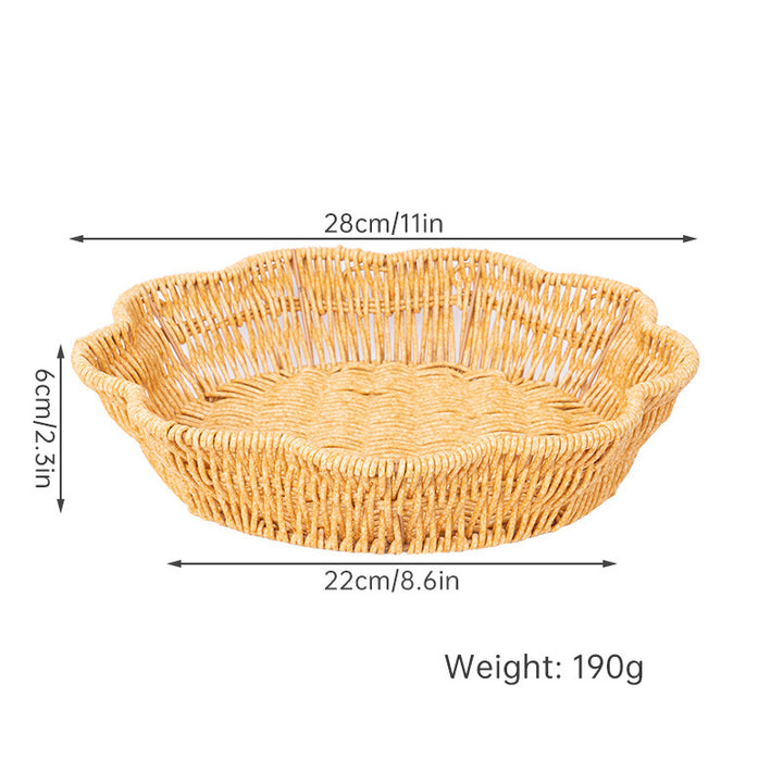 Decorative Centerpiece Woven Basket Bowlift