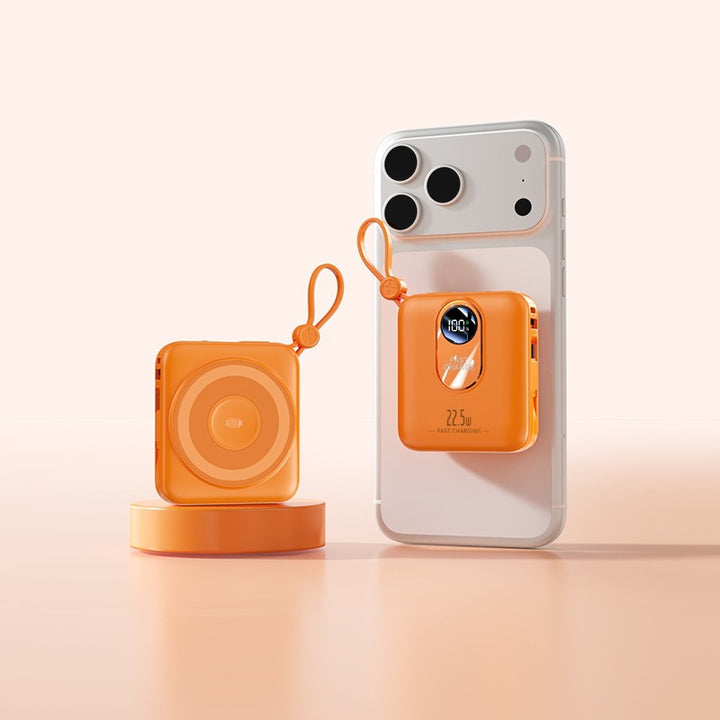 Powerbank with wireless charging function and digital smart display Bowlift