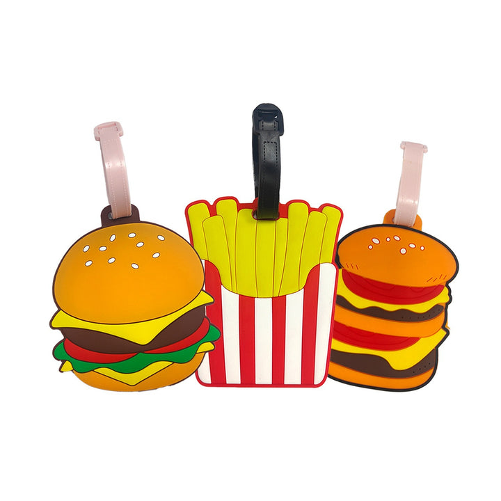 Fun Hamburger Luggage Tag Bowlift