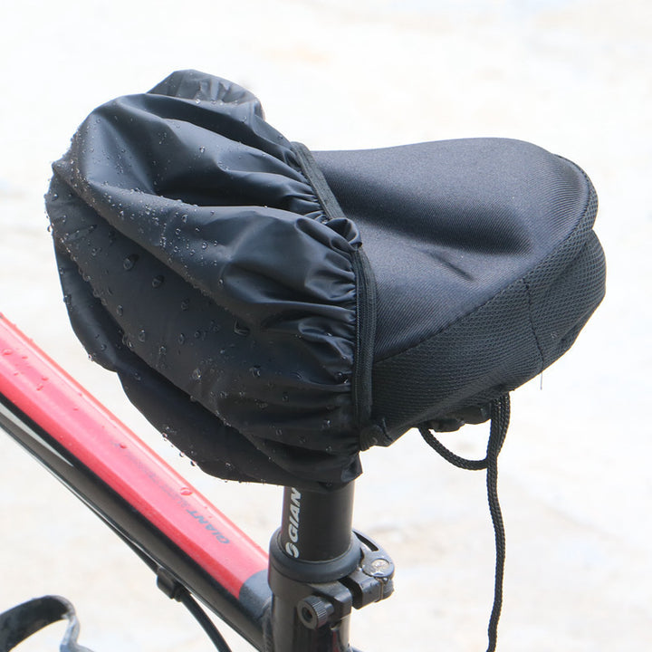 Waterproof padded bicycle saddle cover with elastic universal fit Bowlift
