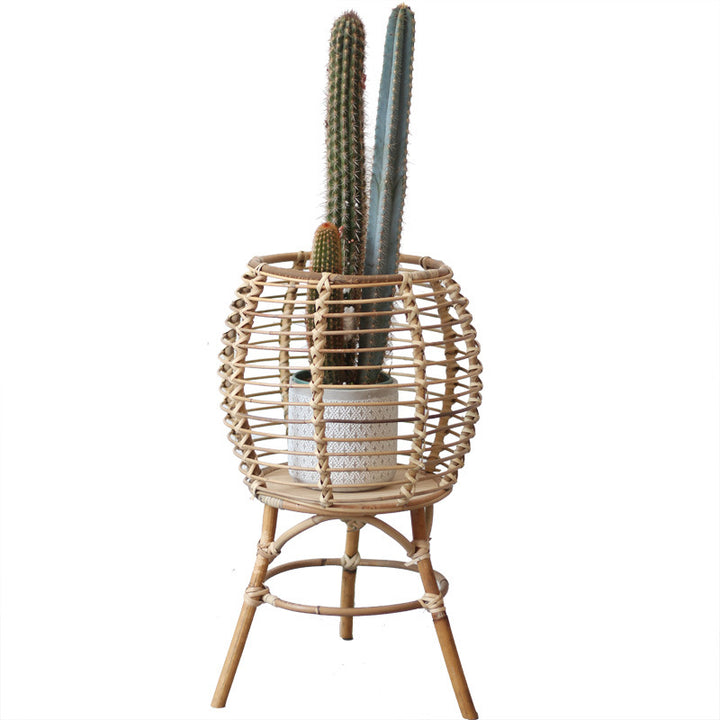 Handmade Rattan Stool Bowlift
