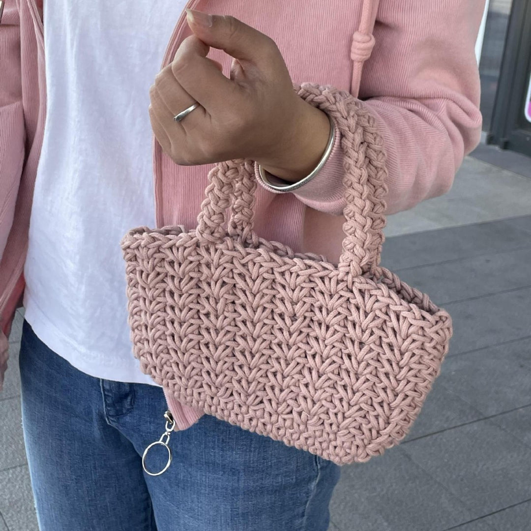 Hand-knotted cotton bag Bowlift