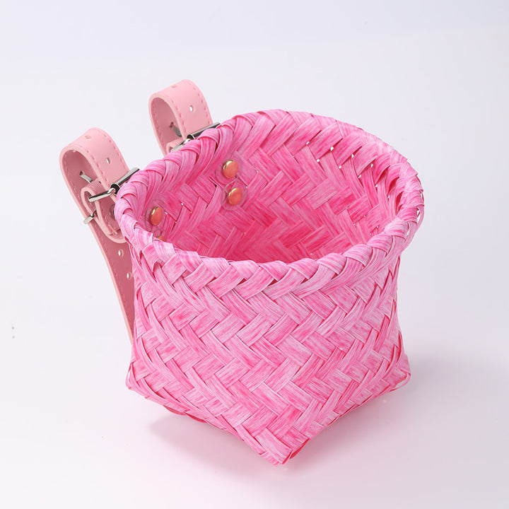 Women's Woven Storage Basket with Handles Bowlift