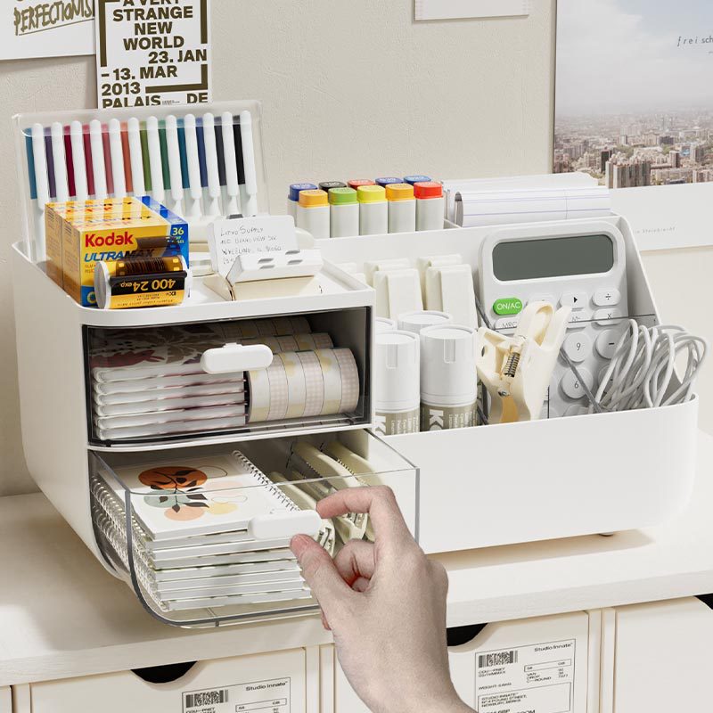 Multi-Compartment Desk Organizer