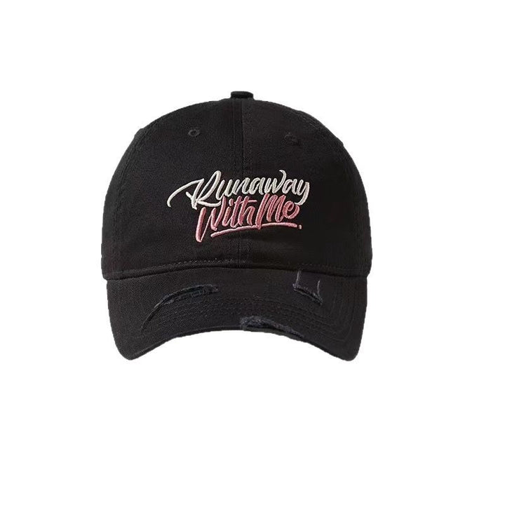 Women's Graphic Embroidered Adjustable Baseball Cap Bowlift