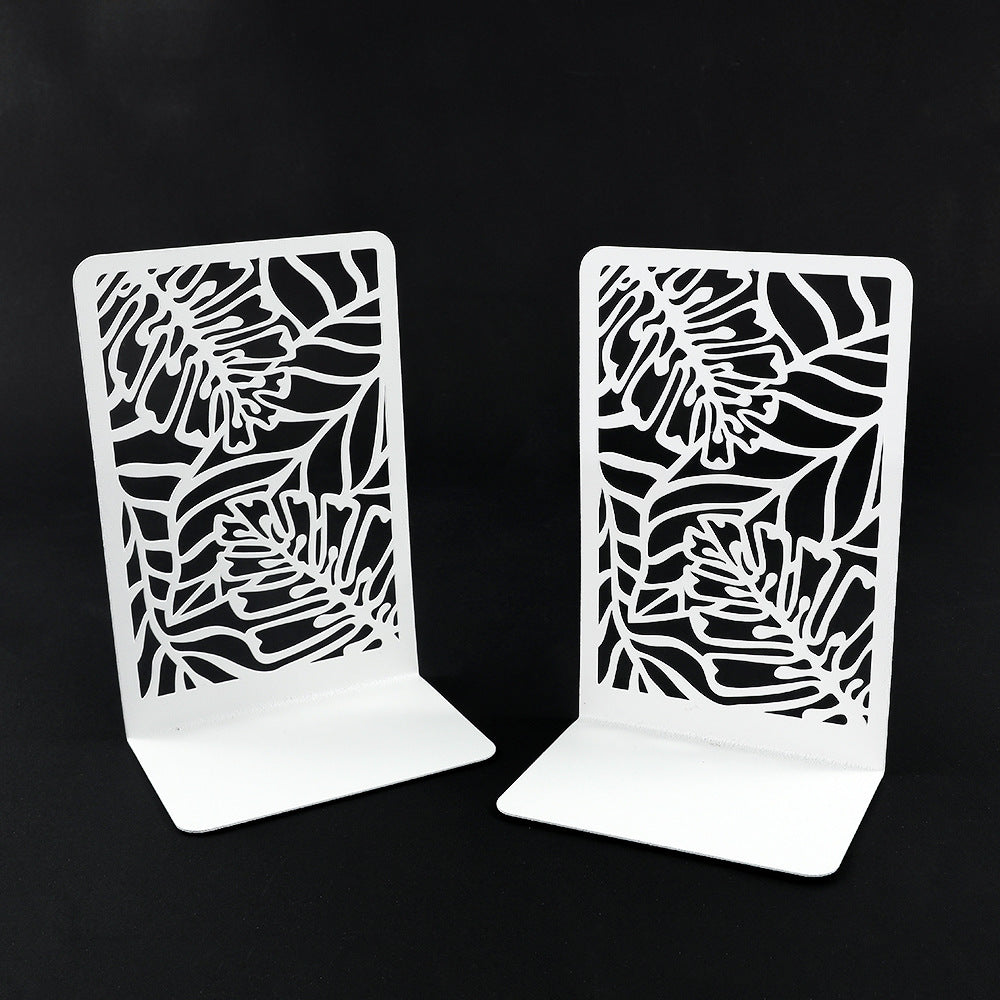 Decorative Leaf Design Bookends