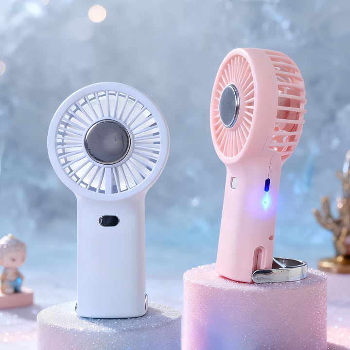 Ladies Portable Hand Fan with Innovative Cooling System Bowlift