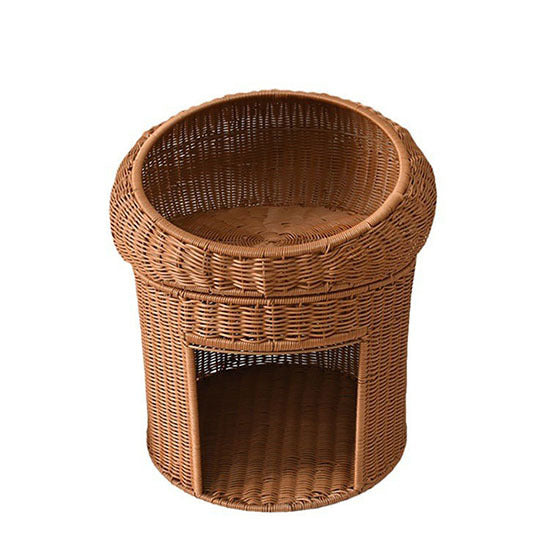 Decorative Woven Stool Bowlift