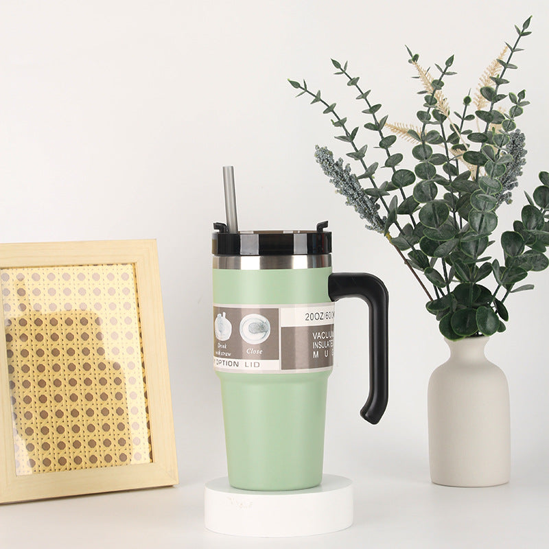 Unisex thermos mug with 3-in-1 drinking options Bowlift