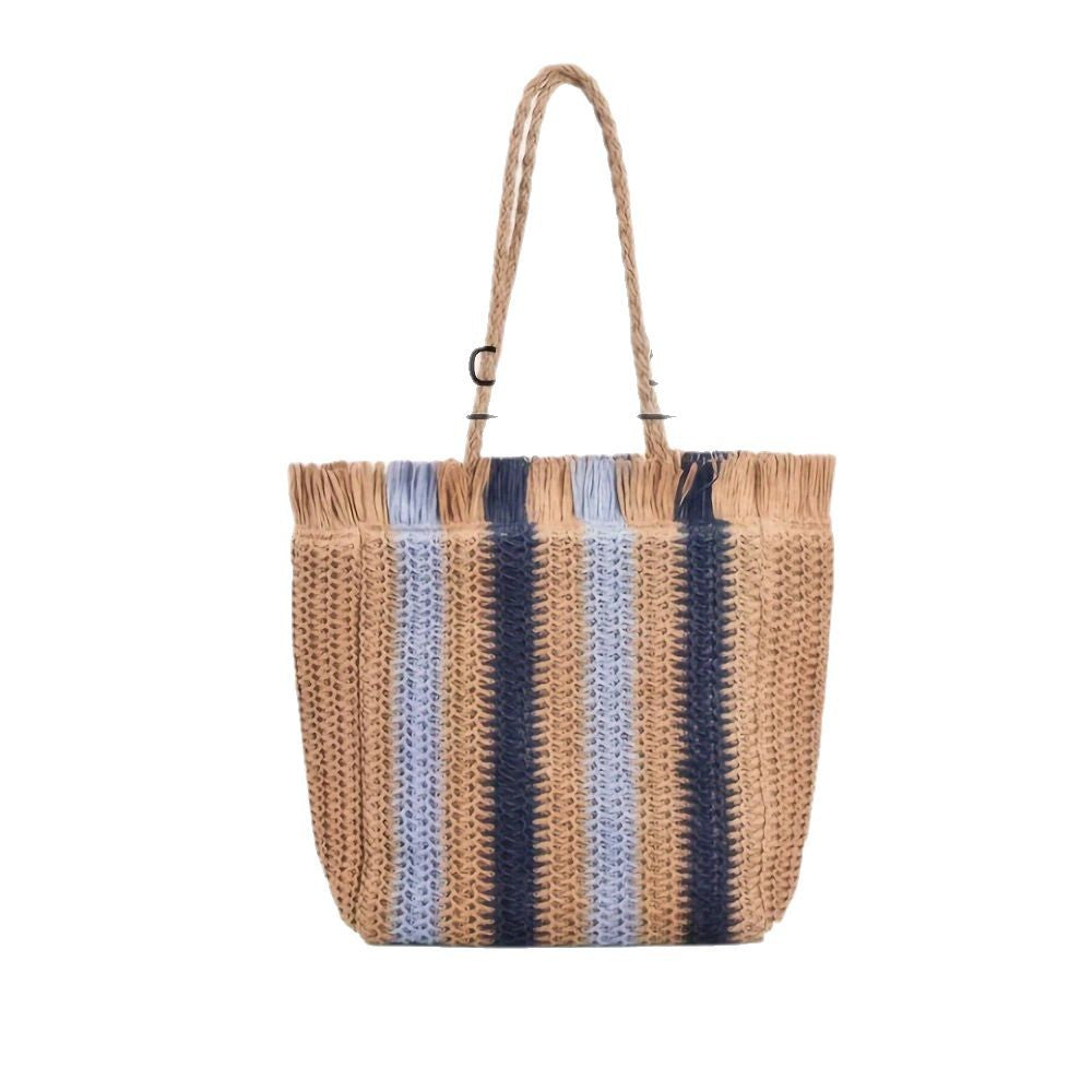 Handbag Made of Braided Natural Material Bowlift