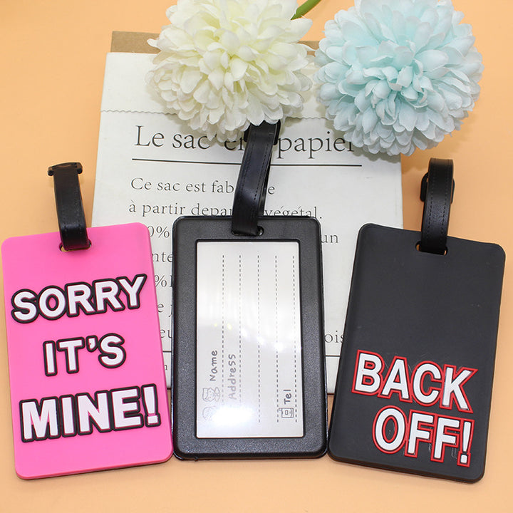 Unisex Customizable Travel Luggage Tag Bowlift