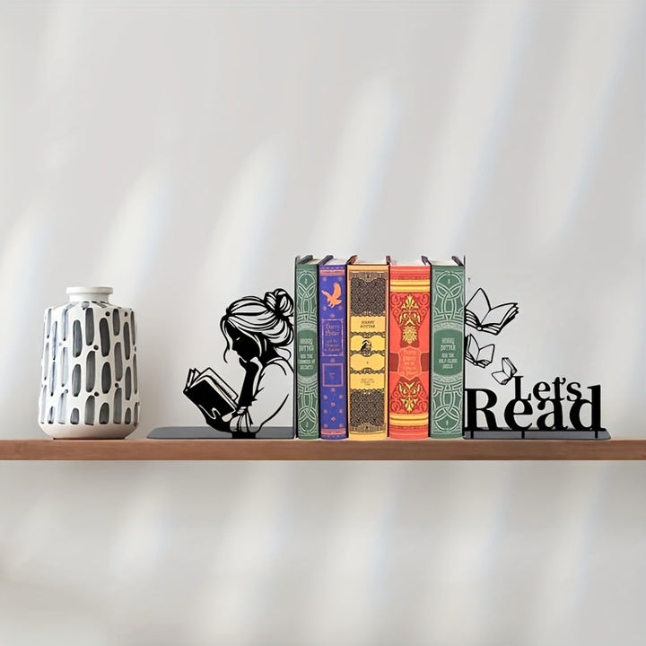 Artistic Reading Bookends