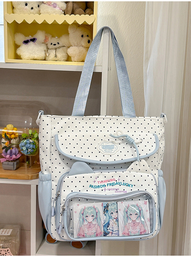 Casual Stylish Tote School Backpack Bowlift