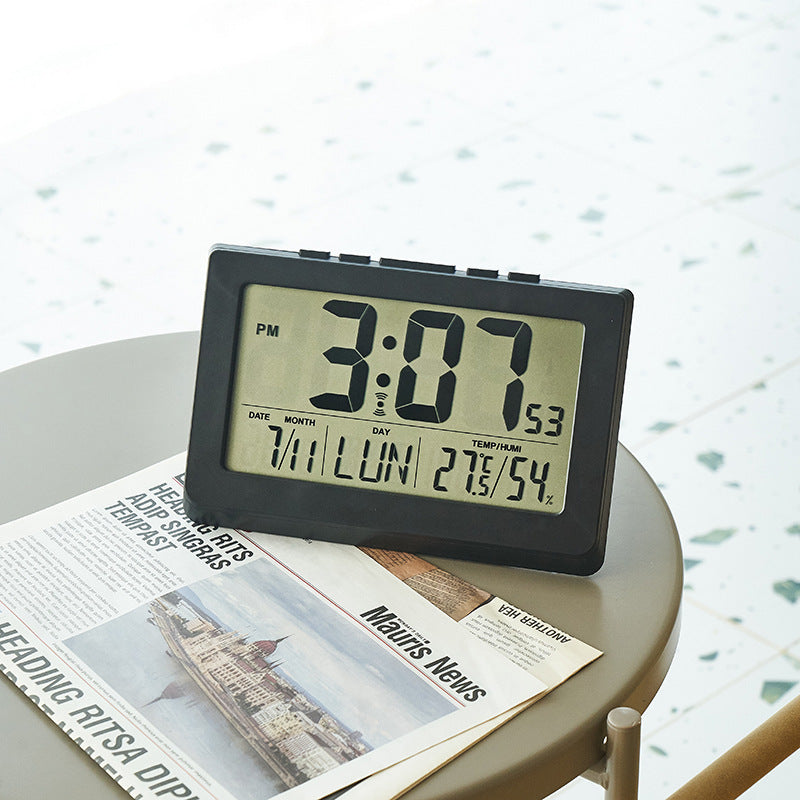 Digital Multifunctional Alarm Clock with Large Display Bowlift