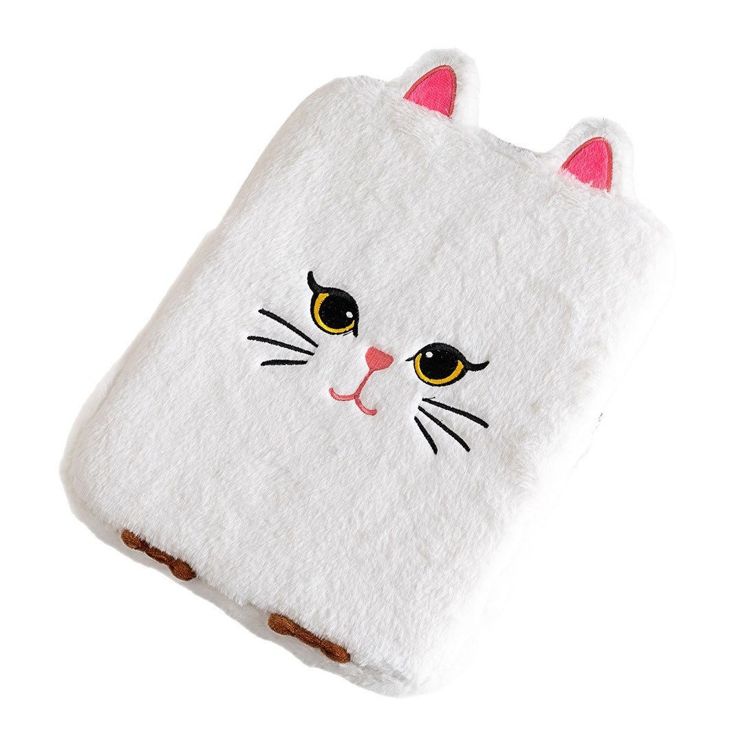 Plush Cat-Themed Pencil Case Bowlift