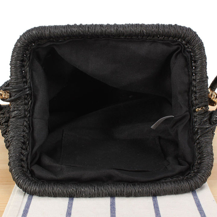 Handbag with Unique Chain Handle Bowlift