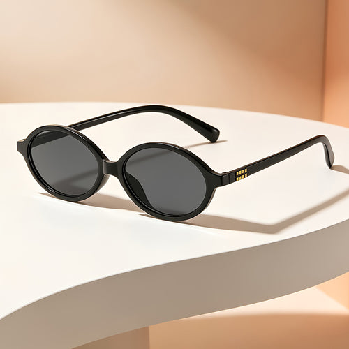 Vintage Oval Frame Sunglasses Bowlift
