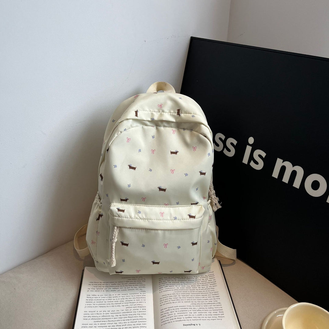 Cute Animal-Themed Graphic Backpack