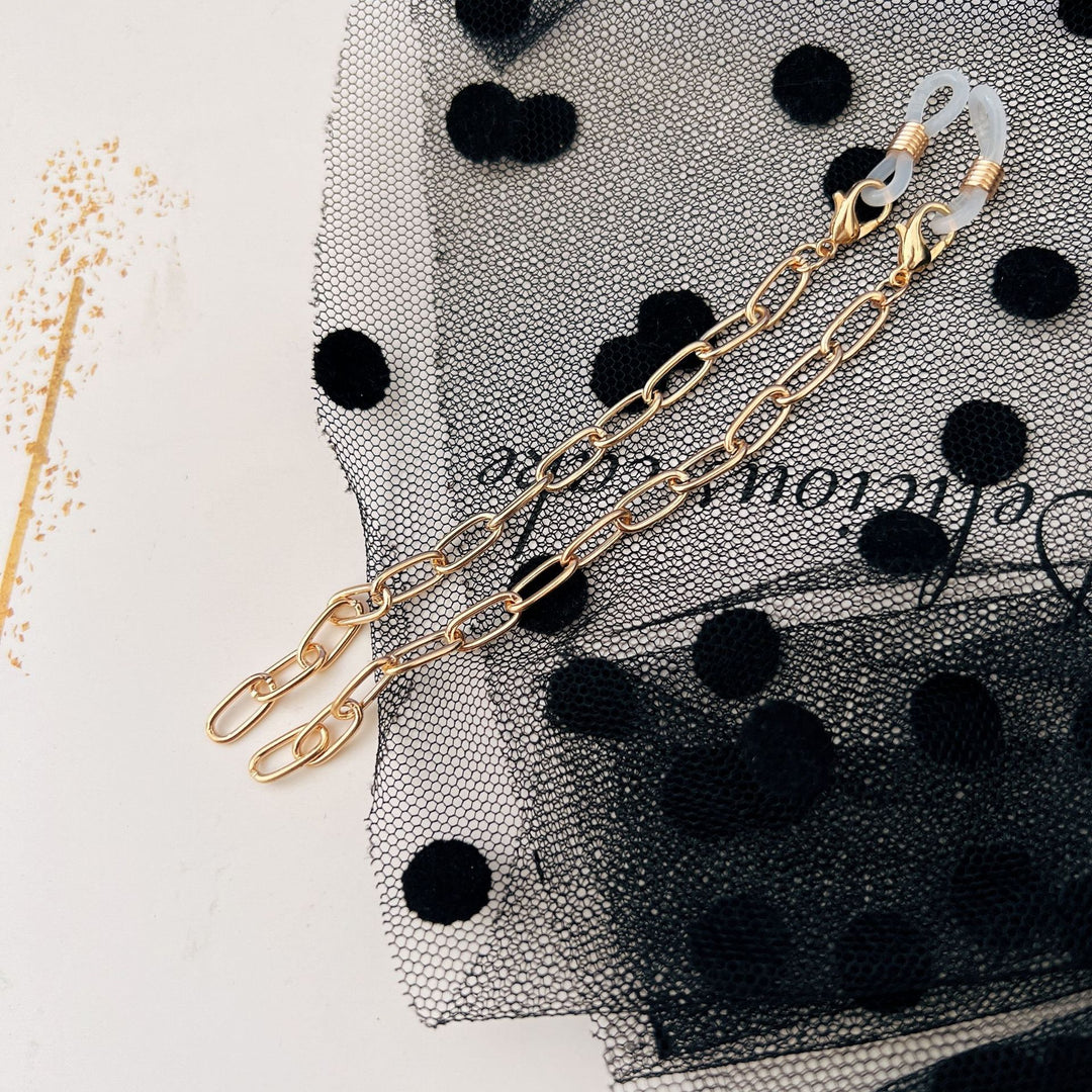 Stylish Long-Link Eyewear Chain Bowlift