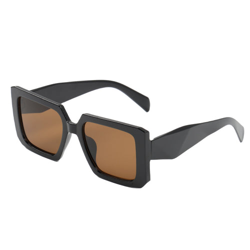 Women's fashionable oversized sunglasses in leopard print Bowlift