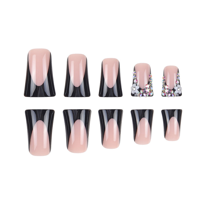 Stiletto Glitter-Embellished Press-On Nails Bowlift